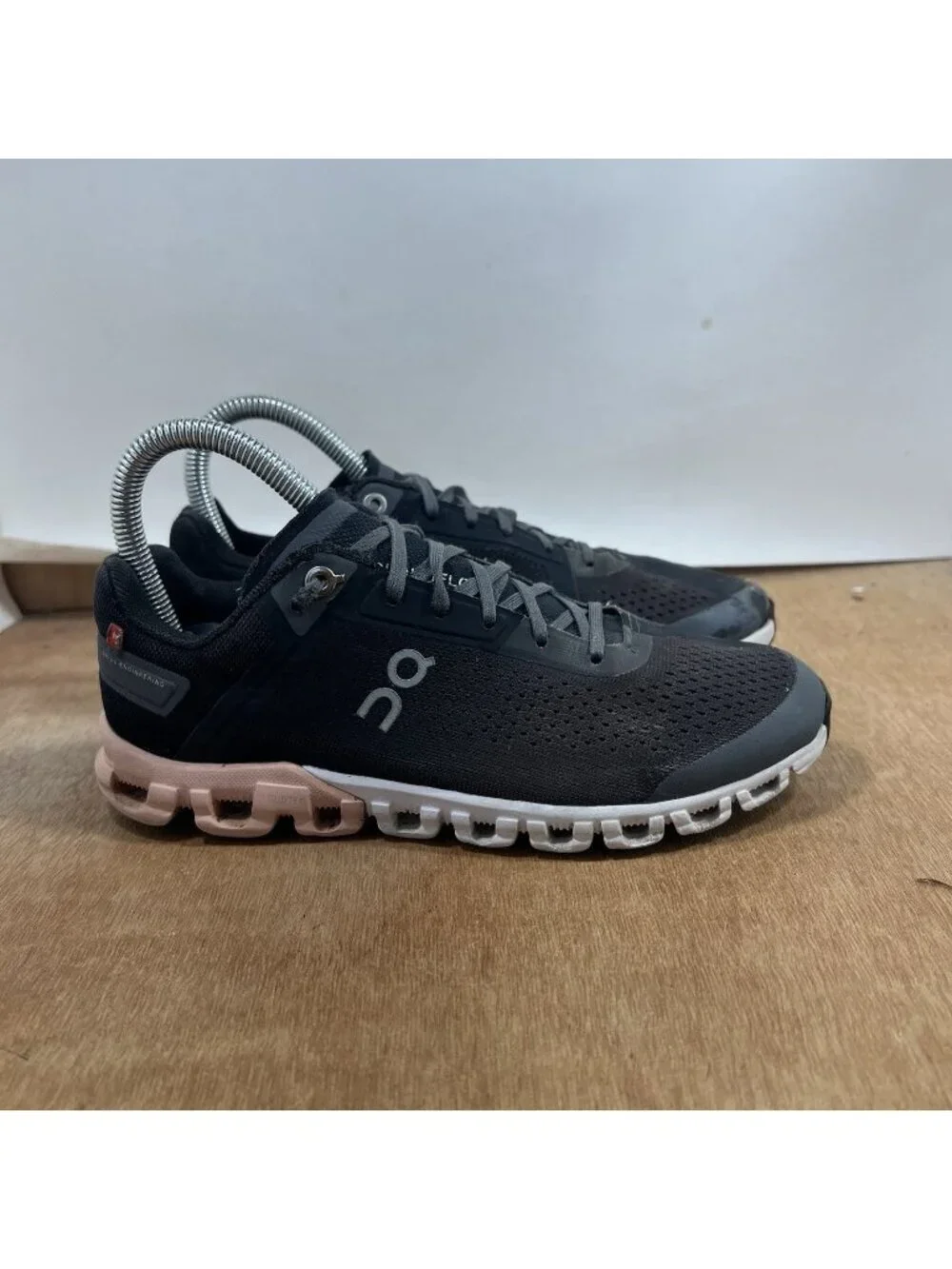 On Cloudflow Shoes Womens Size 5.5 D Wide Rock Rose Running Athletic Sneakers